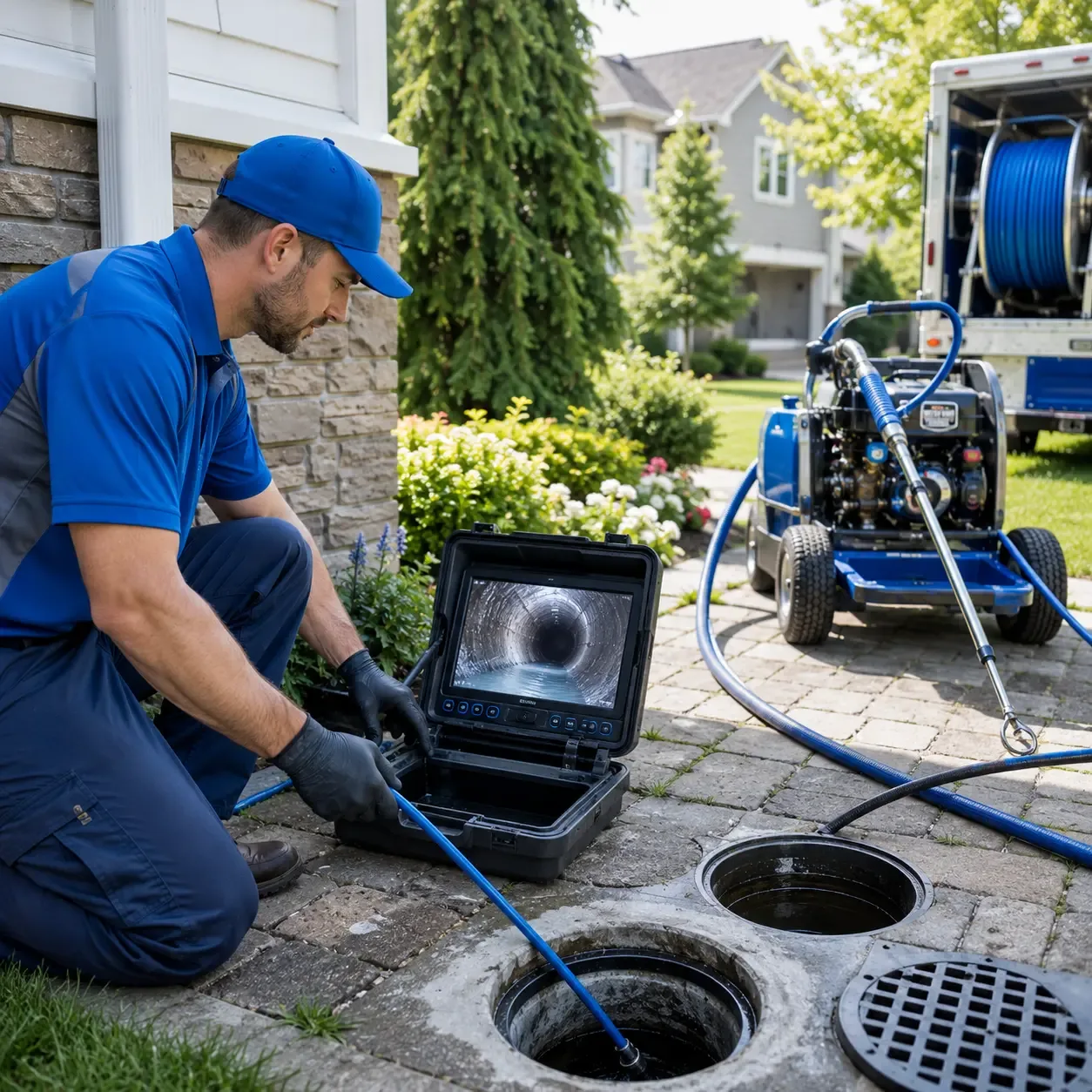 Outdoor drain cleaning professionals serving Advance, IN